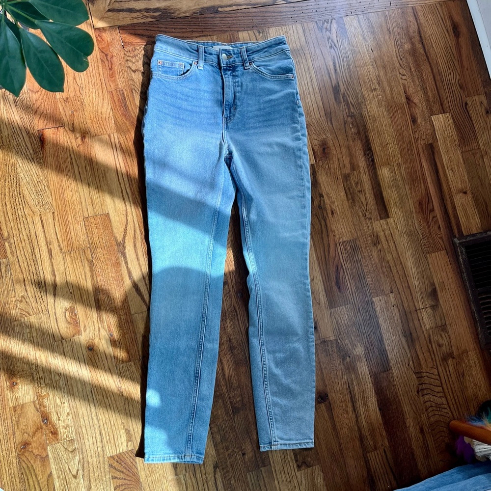 H&M Structured Denim Straight Leg Jeans